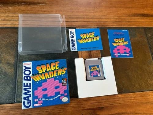 Nintendo Game Boy Space Invaders 1994 CIB Complete In Box Authentic Tested