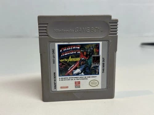 Captain America And The Avengers Gameboy Cartridge Only - Tested