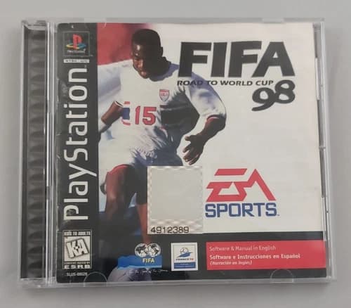 FIFA Road to the World Cup '98 (Sony PlayStation 1, PS1 1997) Complete - Tested