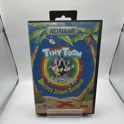 Konami Tiny Toon Adventures Buster's Hidden Treasure Sega Genesis Platformer Ma…