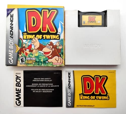 DK: King of Swing (Game Boy Advance GBA, 2005) COMPLETE CIB Authentic Tested!