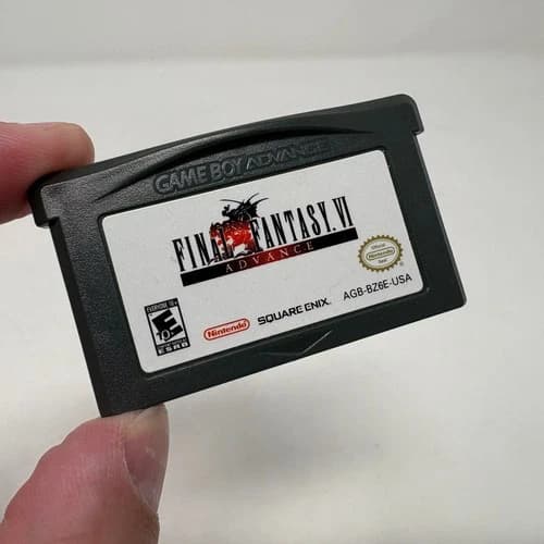 Final Fantasy VI 6 Advance Nintendo Game Boy Advance GBA Tested Authentic