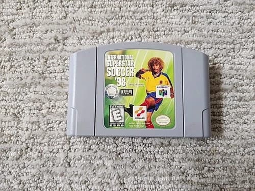International Superstar Soccer 98 N64 Authentic Cartridge Tested Ships FAST!