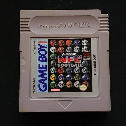 NFL Football (Nintendo Game Boy, 1990) Tested, Working