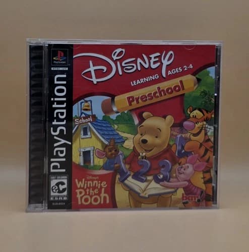 Disney's Winnie the Pooh Preschool (Sony PlayStation 1) CIB, Tested & Working