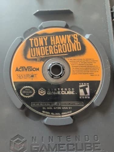 Tony Hawk's Underground (Nintendo GameCube) Game Disc Only Tested