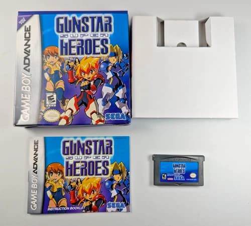 Gunstar Super Heroes (Nintendo Gameboy Advance GBA) Complete in Box CIB