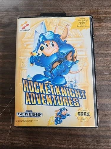 Rocket Knight Adventures (CIB, complete, tested) - Sega Genesis