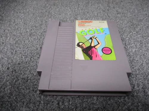 Bandai Golf: Challenge Pebble Beach NES Game Nintendo (Cart Only) Tested CLEAN