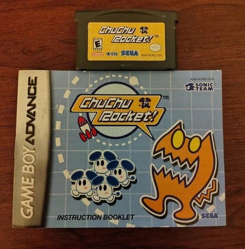 ChuChu Rocket for Nintendo GameBoy Advance/Micro -- Works!