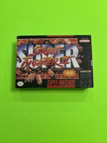Super Street Fighter II (Super Nintendo, 1992) SNES Authentic Complete w/Manual