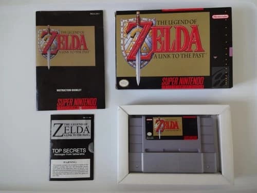 The Legend of Zelda A Link to the Past SNES CIB Complete Box Super Nintendo