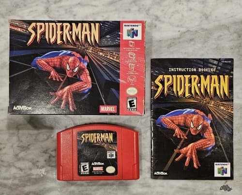 Spider-Man (Nintendo 64, 2000) N64 CIB COMPLETE