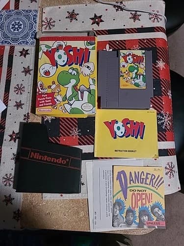 Yoshi (Nintendo Entertainment System, 1992) Complete In Box Very Great Shape!