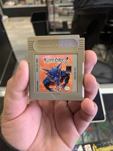 Ultra Rare Rolan’s Curse 2 Nintendo Game Boy Tested and Plays