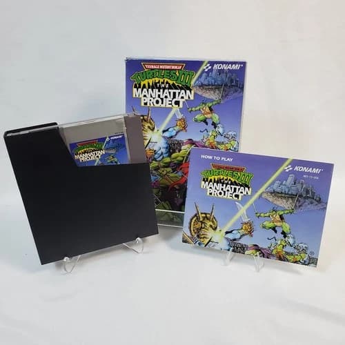 Teenage Mutant Ninja Turtles III: The Manhattan Project (Nintendo NES) Complete