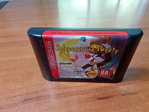 Sylvester and Tweety in Cagey Capers (Sega Genesis, 1993) *TESTED*