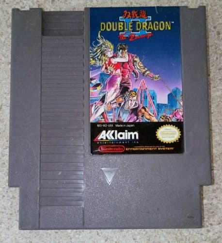 Double Dragon II The Revenge NES Nintendo Game Tested Works Acclaim Ships Free!