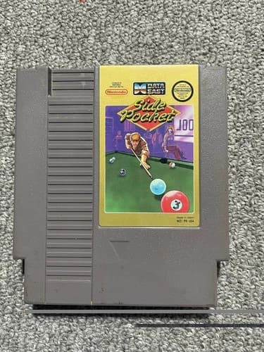 Side Pocket NES Nintendo game Tested