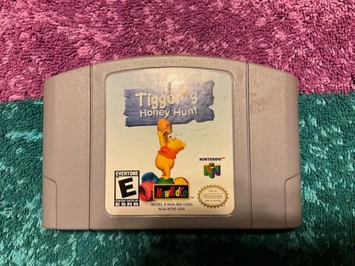 Nintendo 64 N64 Tigger's Honey Hunt Tested Authentic Disney