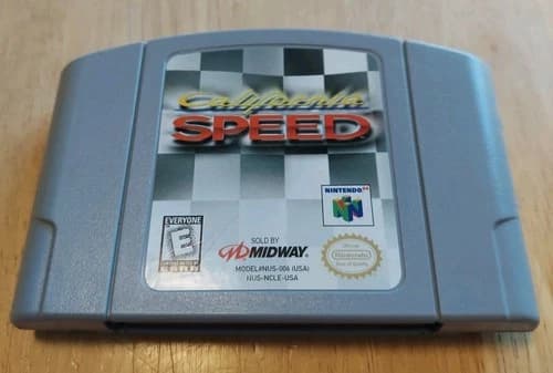 California Speed Nintendo 64 - 1997 N64 Cartridge Only Authentic Tested Works