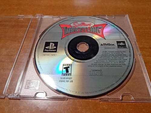 The Simpsons Wrestling (Sony PlayStation 1 PS1, 2001) Disc Only *TESTED*