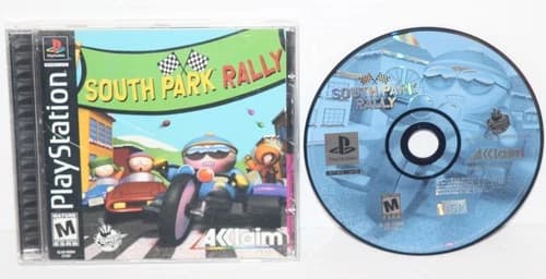South Park Rally - Sony PlayStation 1999 PS1 Black Label CIB Complete w/Reg Card