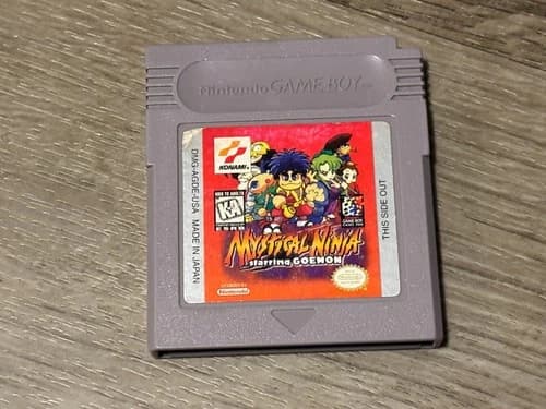 Mystical Ninja Starring Goemon Nintendo Game Boy Cleaned & Tested Authentic