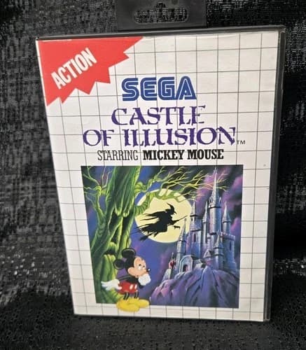 Master System Castle Of Illusion Starring Mickey Mouse 1990 Complete