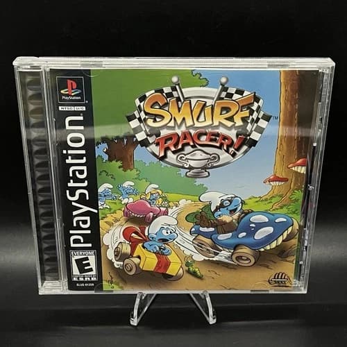 Smurf Racer (Sony PlayStation 1, 2001) PS1 Complete w/ Manual CIB Tested