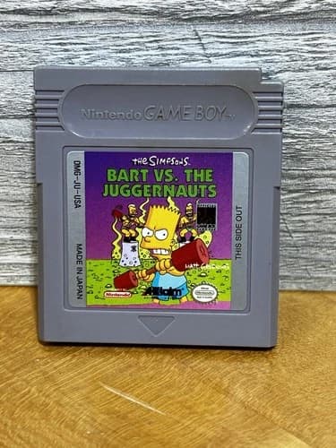 The Simpsons: Bart vs. The Juggernauts Nintendo Game Boy, 1992