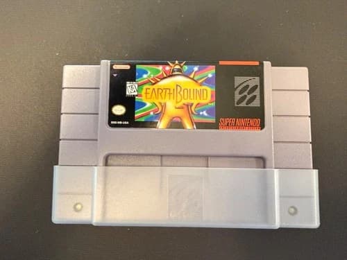 Earthbound SNES Authentic and Original - Tested with functioning save feature