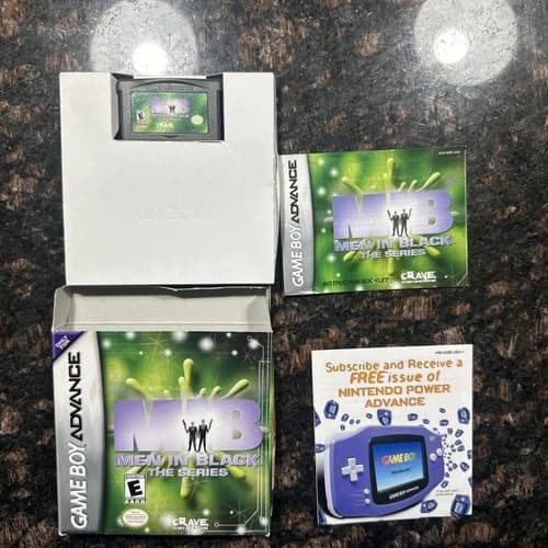 CIB!! Men in Black: The Series (Nintendo Game Boy Advance, 2002)