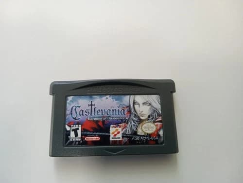 Castlevania Harmony of Dissonance Game Boy Advance cart only *save still works*