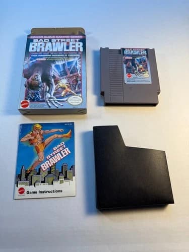 Bad Street Brawler Nintendo NES Mattel Complete, CIB, USA