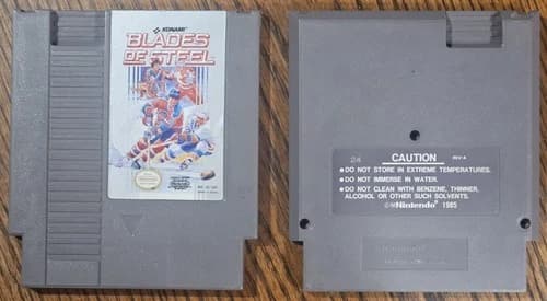 Blades of Steel NES Nintendo Authentic Tested Working Cleaned Original Cartridge