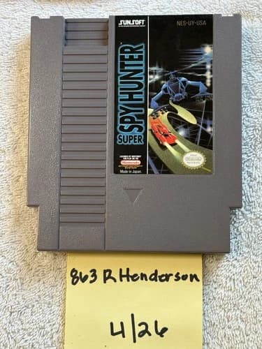 Super Spy Hunter for Nintendo NES Authentic Rare Tested & Works