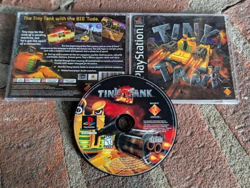 Tiny Tank Playstation 1 PS1 CIB Complete Tested & Working