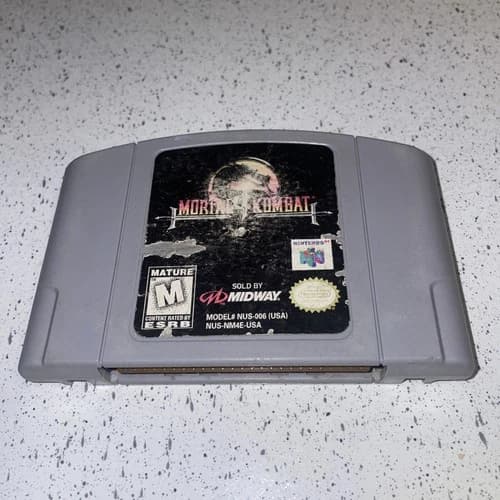 Mortal Kombat 4 Game Cartridge (Nintendo N64, 1997) Cartridge Only - Tested