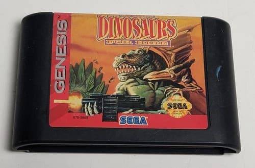 1993 Sega Genesis Dinosaurs for Hire game cartridge only, tested