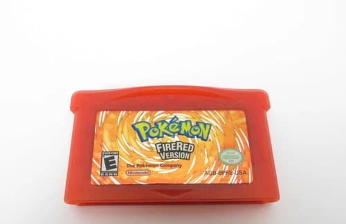 Pokemon Fire Red Version - GBA Game Boy Advance Cartridge - Tested