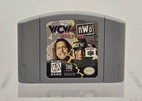 WCW vs. NWO World Tour (Nintendo 64, 1997) N64 *AUTHENTIC CARTRIDGE*