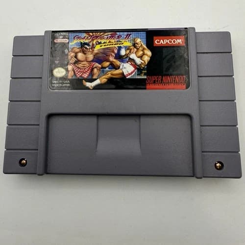 Street Fighter II: Turbo (Nintendo SNES 1993) TESTED & WORKS CARTRIDGE ONLY