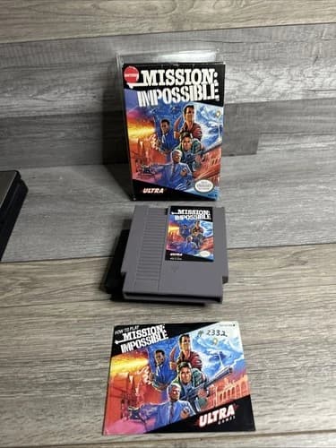Mission: Impossible NES Nintendo Complete CIB Former Rental