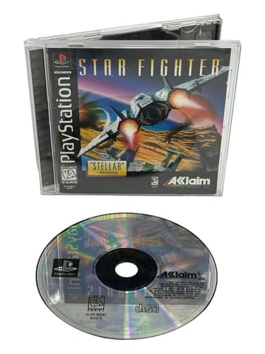 Star Fighter (Sony PlayStation 1, 1996) PS1 CIB Complete w/ Manual Tested