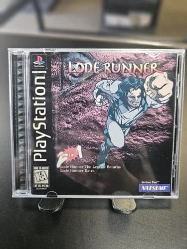 Lode Runner (Sony PlayStation 1, 1998) Complete In Box CIB PS1