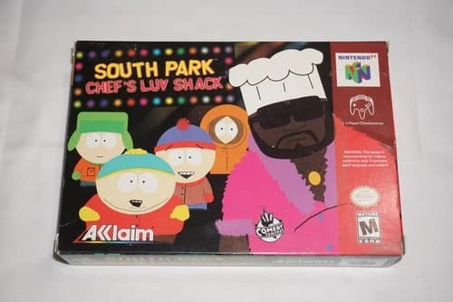 South Park Chef's Luv Shack (Nintendo 64 N64) Complete in Box CIB
