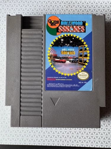 Hollywood Squares Nintendo NES 1989 Tested Working Cartridge Only