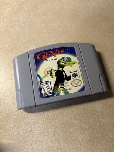 Gex 64: Enter the Gecko (Nintendo 64, 1998) N64 TESTED