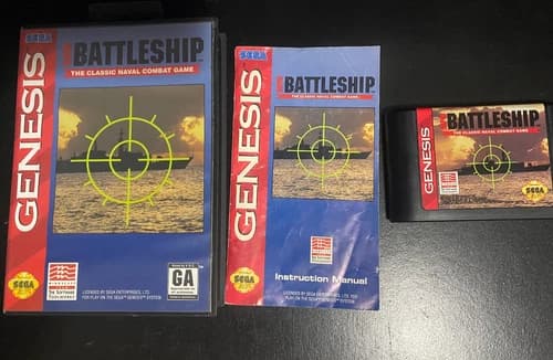 Super Battleship - Sega Genesis - Mindscape - Good Condition